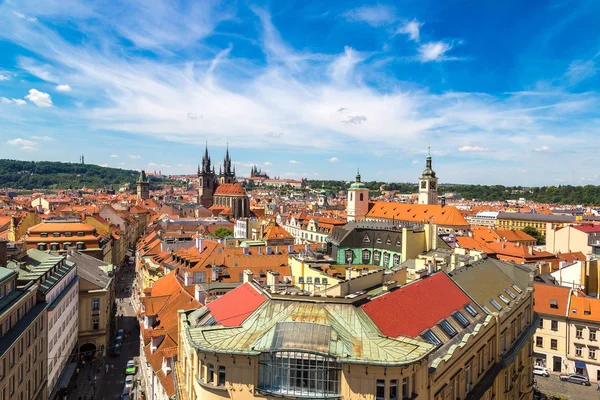 Vista aérea panorámica de Praga —  Fotos de Stock