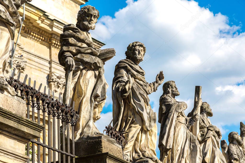 Statues of Saints Peter in Krakow