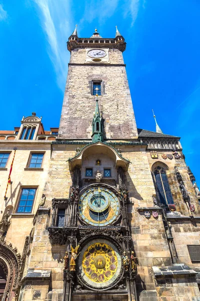 Zegar astronomiczny w Republice Czeskiej — Zdjęcie stockowe
