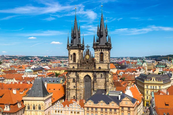 Piazza della città a Praga — Foto Stock