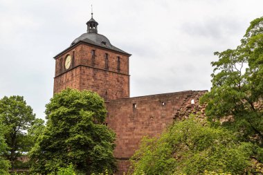  Heidelberg Kalesi 'nin kalıntıları