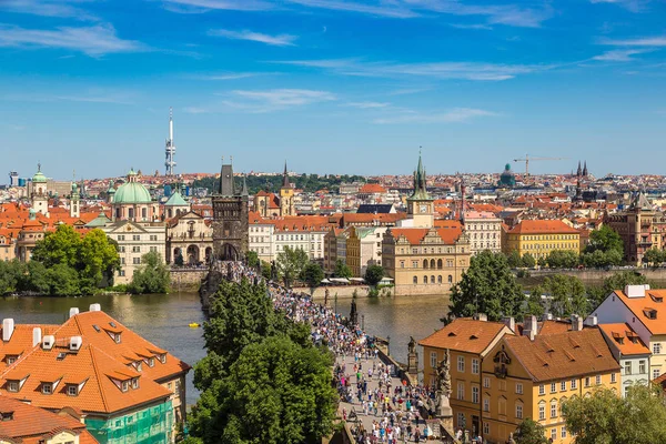 Prag i sommardag — Stockfoto