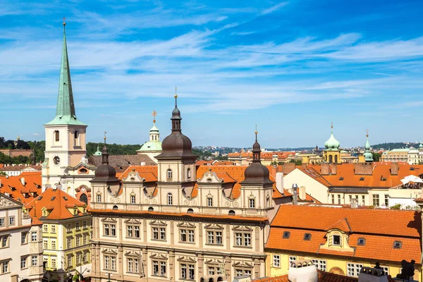 Bela vista aérea de Praga — Fotografia de Stock