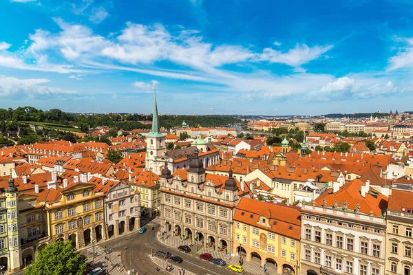 Vista aérea panorâmica de Praga — Fotografia de Stock