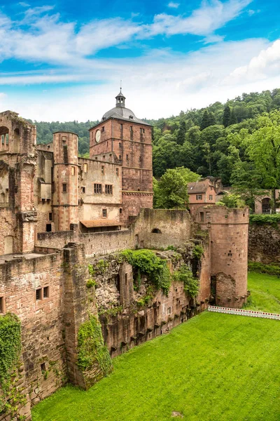 Heidelberg e ruínas do Castelo — Fotografia de Stock