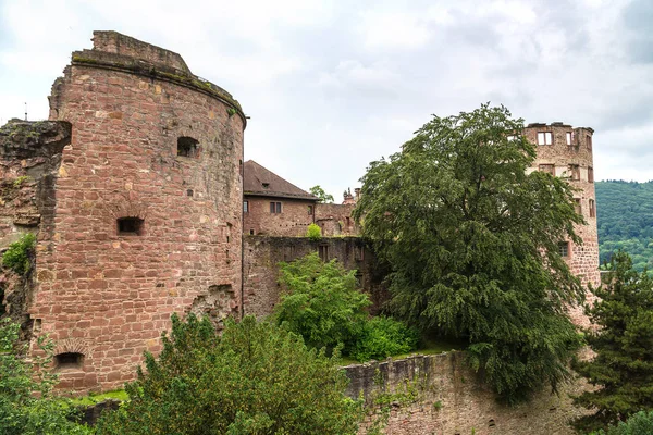 Ruine des Heidelberger Schlosses — Stockfoto