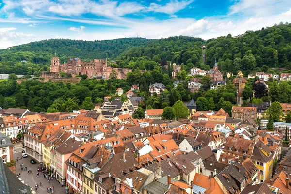 Heidelberg havadan görünümü — Stok fotoğraf