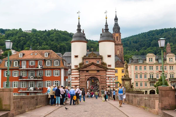 Ponte Vecchio a Heidelberg — Foto Stock