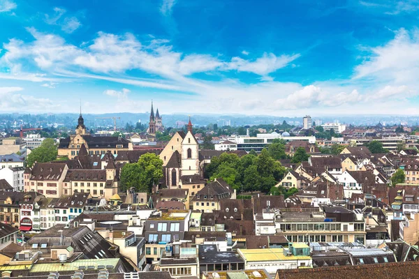 Luftaufnahme von basel — Stockfoto