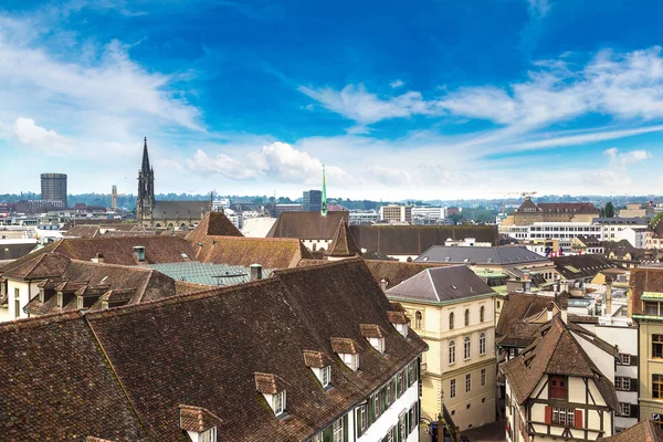 Panoramautsikt över Basel — Stockfoto