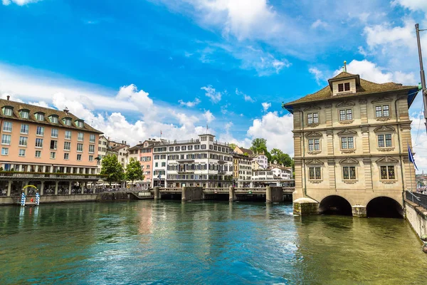 Historischer Teil von Zürich — Stockfoto