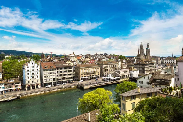 Pemandangan panorama Zurich — Stok Foto