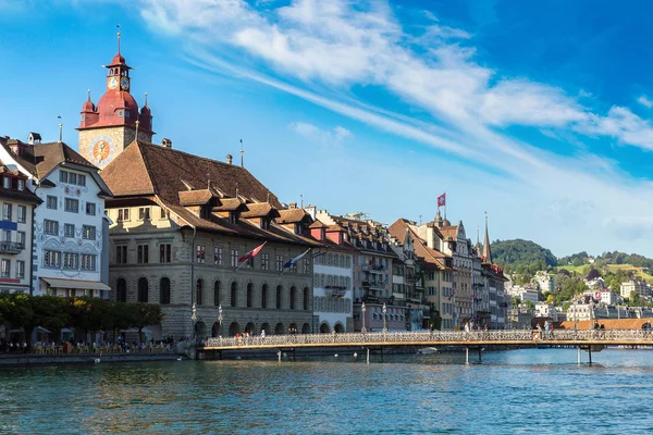 Pusat kota Lucerne — Stok Foto