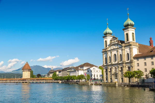 Pusat kota Lucerne — Stok Foto