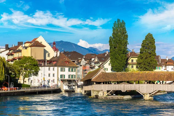 Historické centrum Lucern — Stock fotografie