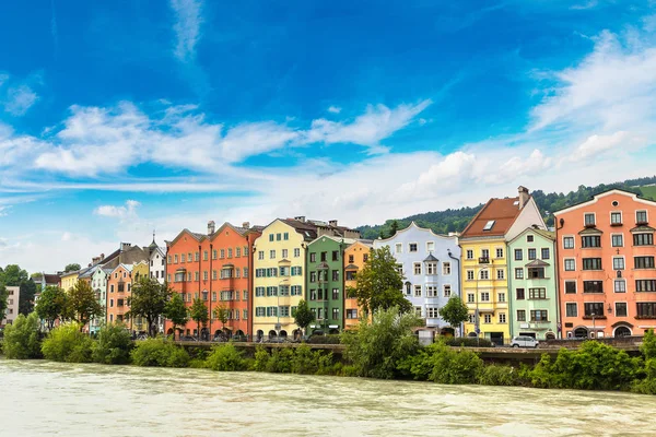 Berwarna bangunan di Innsbruck — Stok Foto