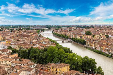 verona'nın panoramik manzarasını