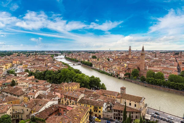 Panoramautsikt över verona — Stockfoto