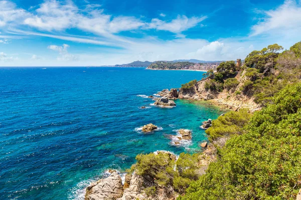 Küste von lloret de mar — Stockfoto