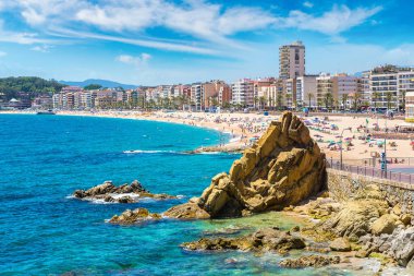 Lloret de Mar 'da plaj