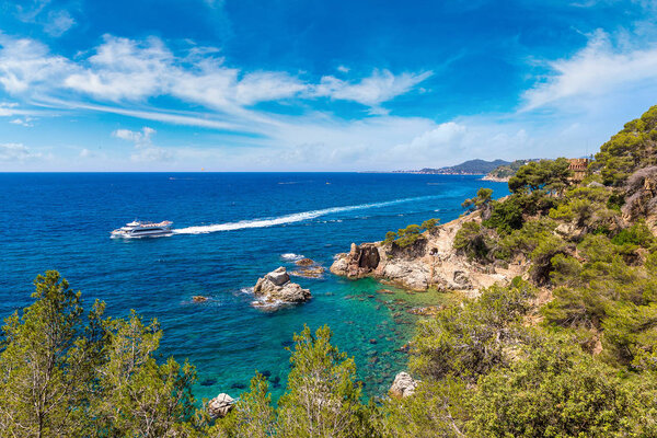 Coast of Lloret de Mar 