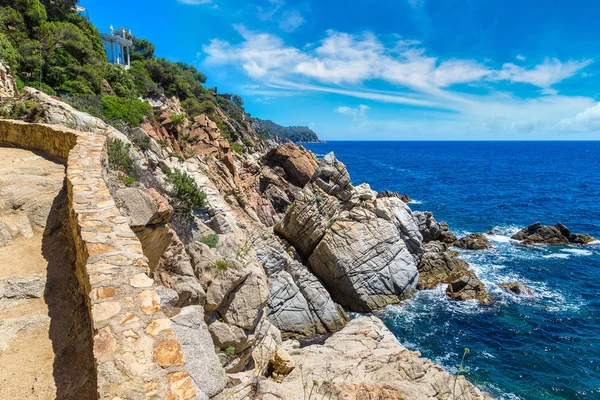 Küste von lloret de mar — Stockfoto