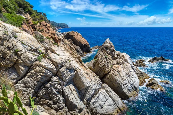 Küste von lloret de mar — Stockfoto