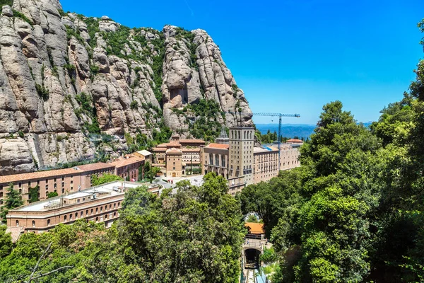 Kabelspoorweg van Montserrat — Stockfoto