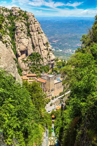 Montserrat funicular railway — Stock Photo, Image
