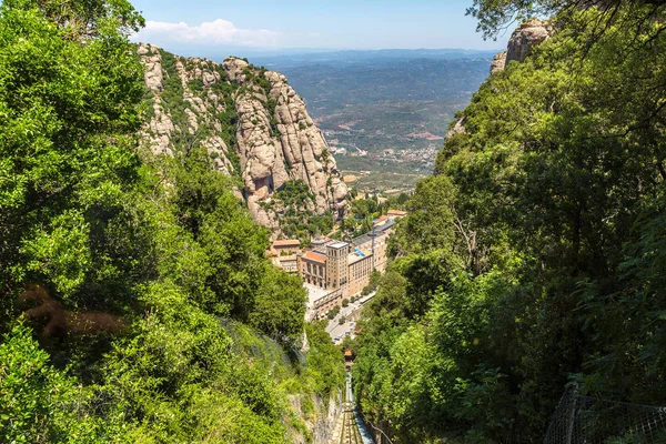 Ferrovia funicolare di Montserrat — Foto Stock