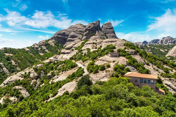 Montserrat hegyek, Spanyolország — Stock Fotó