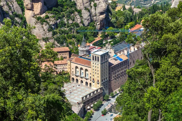 Abadía de Santa Maria de Montserrat — Foto de Stock