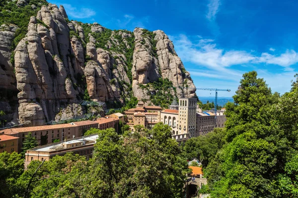 Abadía de Santa Maria de Montserrat — Foto de Stock