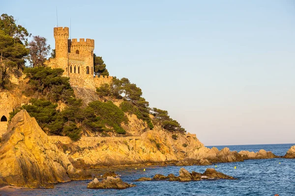 Castell Platja en Lloret de Mar —  Fotos de Stock