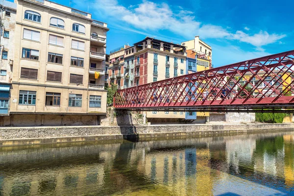 Eiffelbrücke in Girona — Stockfoto