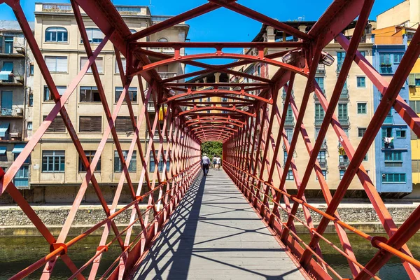 Ponte Eiffel a Girona — Foto Stock