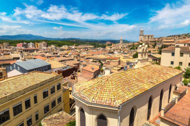 Girona panoramik manzaralı