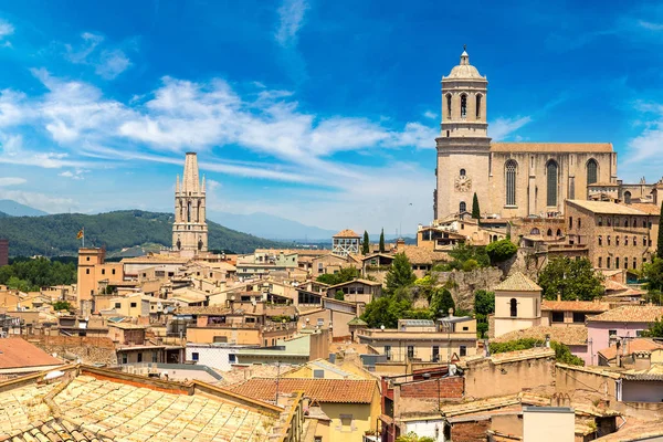 Girona panoramik manzaralı
