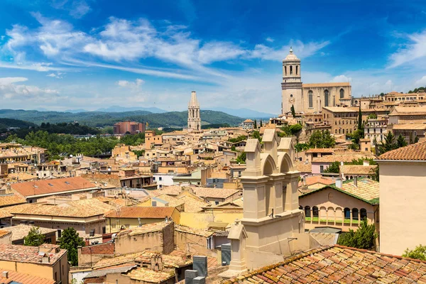 Girona panoramik manzaralı