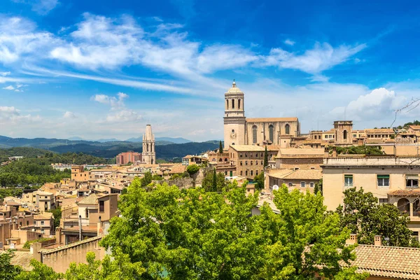 Panoramic view of Girona — Stock Photo, Image