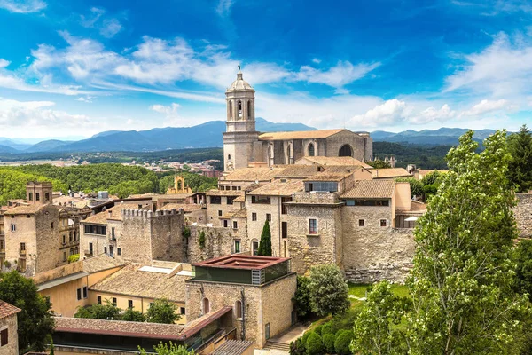 Vista panorámica de Girona — Foto de Stock