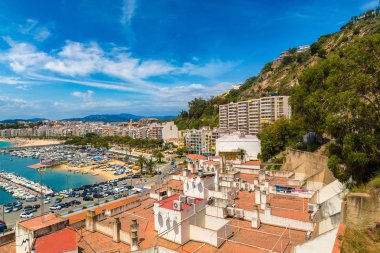 Blanes panoramik manzaralı
