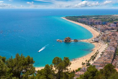 Blanes panoramik manzaralı