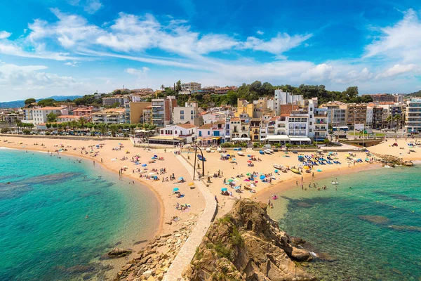 Blanes Beach'te Costa Brava