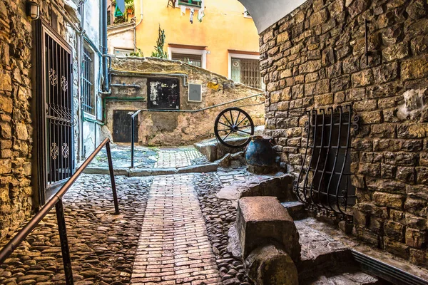 Medieval street in San Remo — Stock Photo, Image