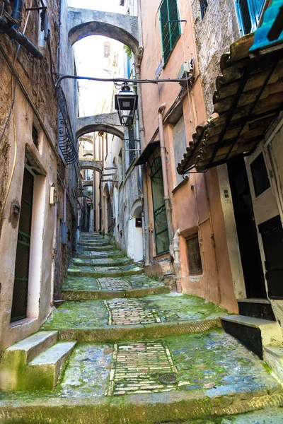 Medeltida street i San Remo — Stockfoto