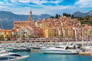 Menton on french Riviera clipart