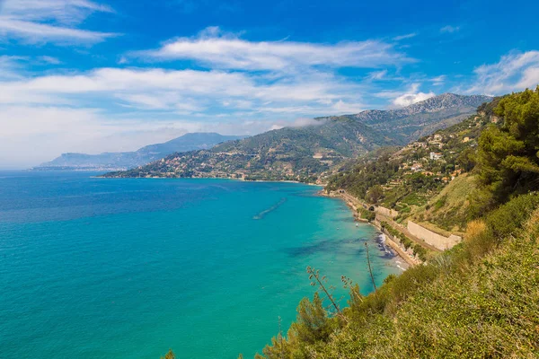 Azure kyst i Italien - Stock-foto