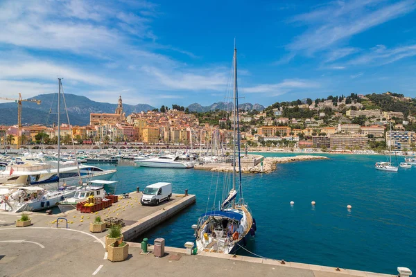 Menton üzerinde Fransız Riviera — Stok fotoğraf