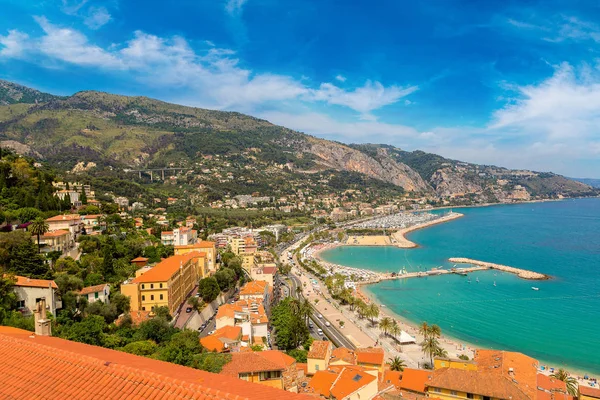 Vista panorâmica de Menton — Fotografia de Stock